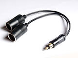 ツインヘラータイプ 電源ソケットアダプタ PAHTS02  カスタムパーツ