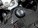 カーボン イグニッションスイッチカバー M1000XR カスタム パーツ