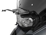 可倒式ヘッドライトプロテクター　クリア　　カスタムパーツ