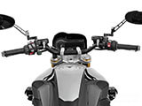 中空アルミ製ハンドルバー スイッチボックス用穴開け加工済 R1250R カスタム パーツ