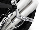 フットレストロワーニング(パッセンジャー用) R12nineT カスタムパーツ