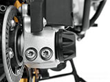DoubleShock クラッシュプロテクター (フロントアクスルスライダー)　F900GS アドベンチャー カスタム パーツ