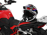 ヘルメット盗難防止ワイヤー ムルティストラーダ V4 カスタム パーツ